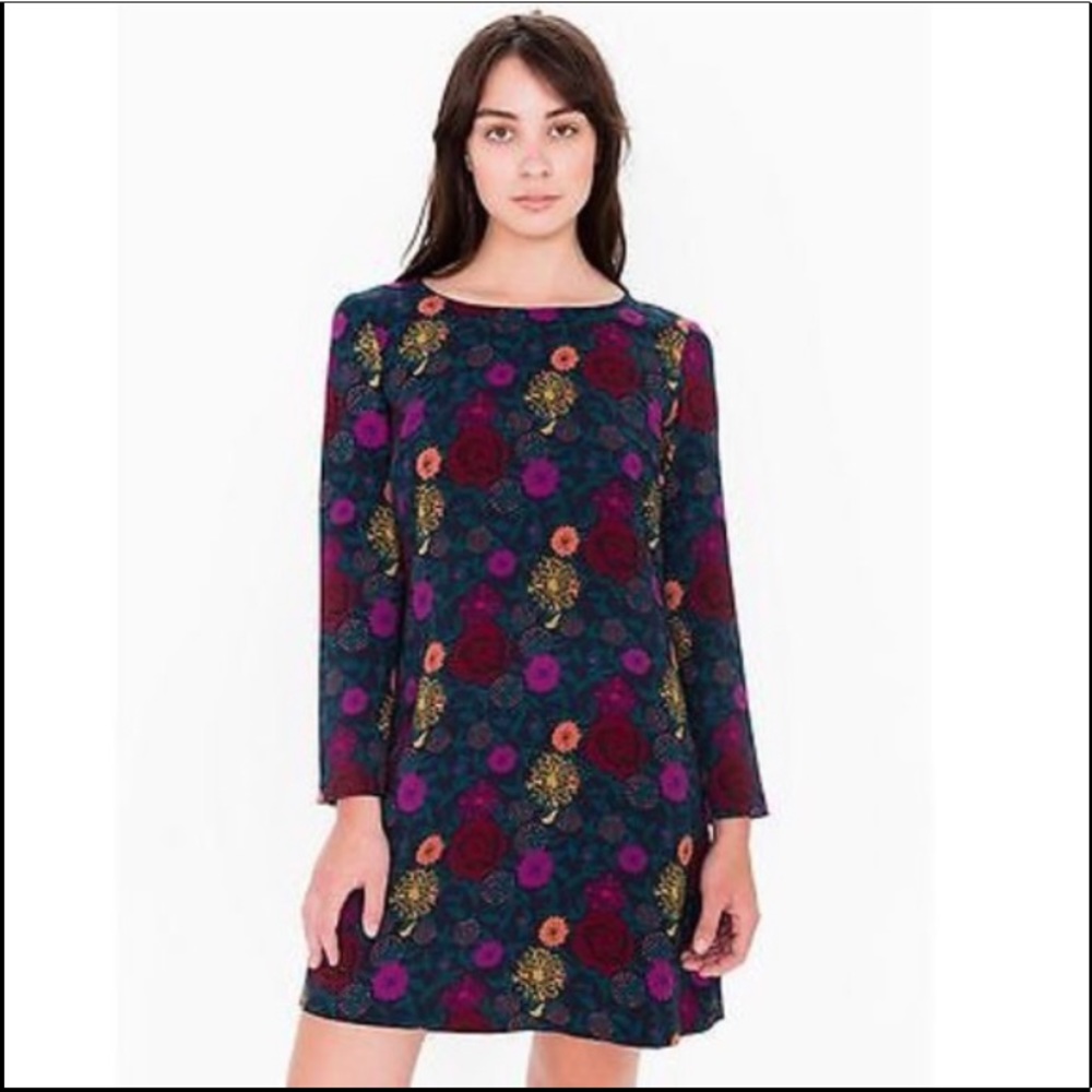 American Apparel loose fit floral dress